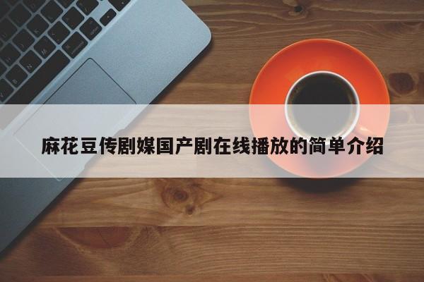 麻花豆传剧媒国产剧在线播放的简单介绍